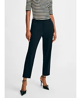 Isaac Mizrahi Women's Slim Straight Pant
