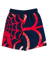 Spider-Man Boys Marvel Avengers Spidey and His Amazing Friends Upf 50+ Swim Trunks to