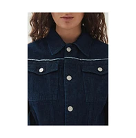 Alohas Women's Sand Indigo Denim Jacket