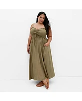 City Chic Plus Maui Maxi Dress