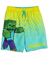 Minecraft Boys 3 Pack Swim Trunks Bathing Suits
