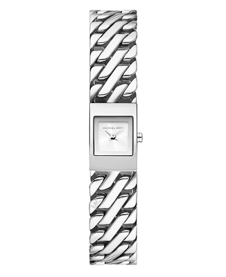 Michael Kors Women's Darrington Silver-Tone Stainless Steel Watch, 14mm