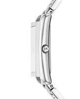 Michael Kors Women's Essex Silver-Tone Stainless Steel Watch, 26x36mm