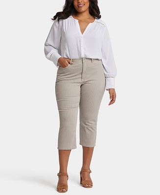 Nydj Plus Joni Relaxed Capri Jeans
