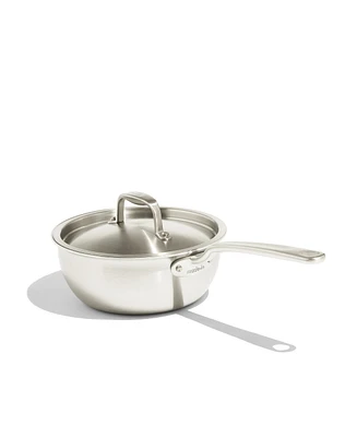 Made In Stainless Steel Clad -Quart Saucier with Lid