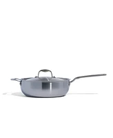 Made In Stainless Steel Clad 5-Quart Saucier with Lid