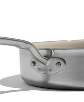 Made In CeramiClad 3.5-Quart Saute Pan with Lid
