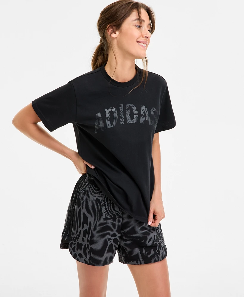 adidas Women's Camouflages Graphic Cotton T-Shirt