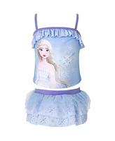 Frozen Toddler Girls Moana Princess Upf 50+ Tankini Top and Swim Skirt