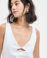 Hugo Women's Sleeveless Cutout Midi Bodycon Dress