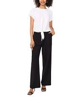 Vince Camuto Women's Short-Sleeve Tie-Hem Top