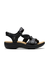 Clarks Collection Women's Laurieann Bell Round Toe Flat Sandals