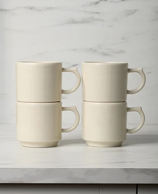 Fiesta Linen Stackable Mugs, Set of 4