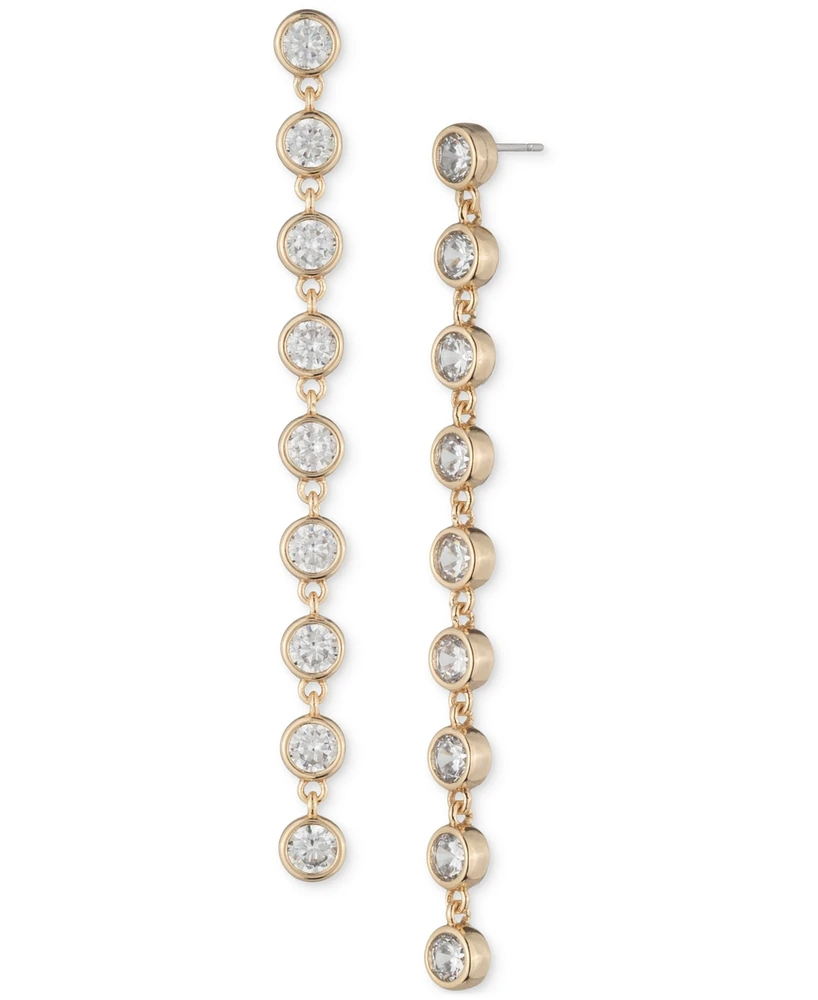 Lauren Ralph Cubic Zirconia Linear Drop Earrings