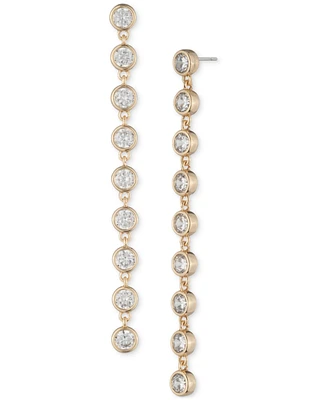 Lauren Ralph Cubic Zirconia Linear Drop Earrings