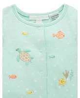 Purebaby Baby Green Short Romper