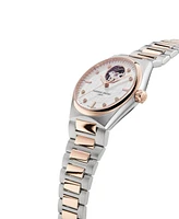 Frederique Constant Women's Swiss Automatic Highlife Diamond (1/20 ct. t.w.) Two-Tone Stainless Steel Bracelet Watch 34mm