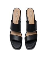 Clarks Collection Women's Jaylan Dusk Block Heel Sandals