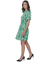 Karl Lagerfeld Paris Women's Printed Shirtdress