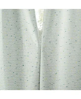 Sylo Generation Contrast Slub Magnetic Closure 100% Blackout Rod Pocket Curtain Panel