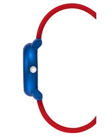 Armitron Kid's Quartz Tinker Time Red Silicone Watch, 32mm
