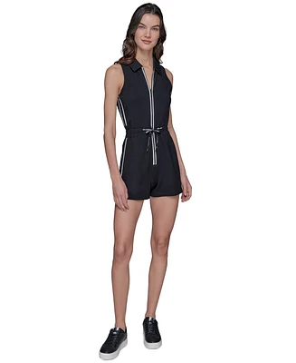 Karl Lagerfeld Paris Women's Drawstring Romper