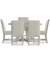 Cornelia 6-Pc. Dining Set (Round Table & 5 Side Chairs)