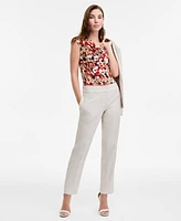 Kasper Women's Printed Cowlneck Top, Regular & Petite