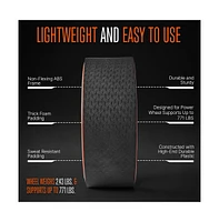 Squatz Yoga Wheel Back Stretcher – Sturdy & Comfortable Back Roller Wheel