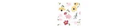 Hudson Baby Baby Girls Hudson Plush Faux Fur Swaddle Wrap, Soft Painted Floral, 0-3 Months