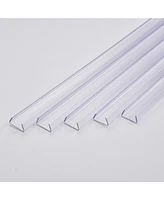 DELight 20 Pack 39" Pvc Channel Mounting Holder for 9/16" Led Neon Rope Light