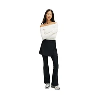 Cotton On Women's Active Fleece Lined Split Leg Flare
