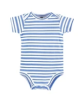 Hudson Baby Boys Cotton Bodysuits, Movin Groovin, 9-12 Months