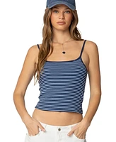 Edikted Women's Miller Striped Tank Top