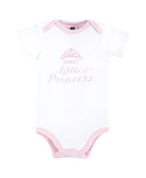 Hudson Baby Girls Cotton Bodysuits, Fairy Princess, 9-12 Months