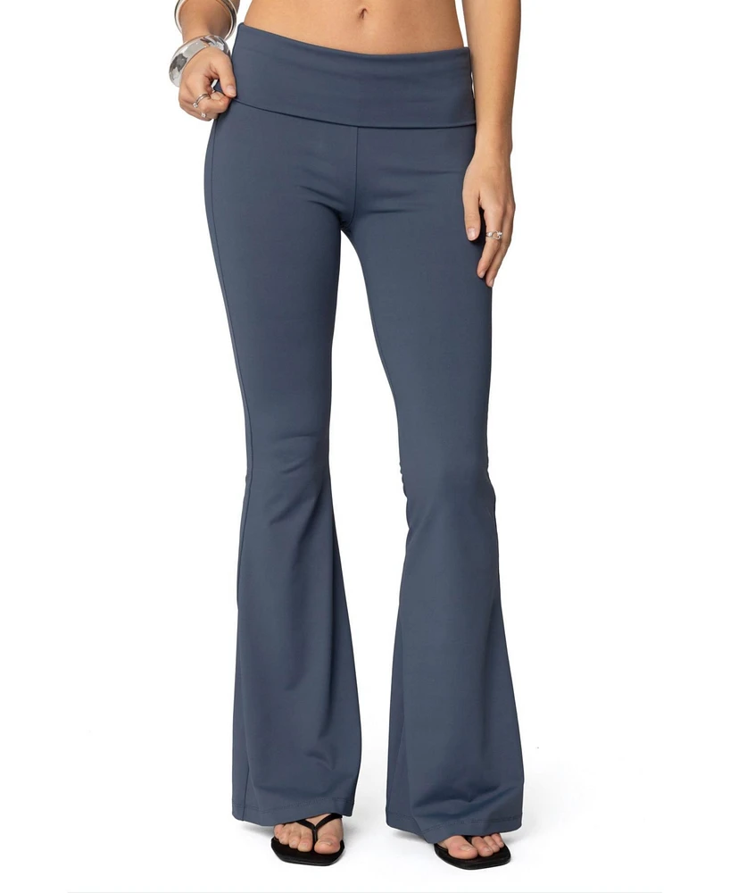 Edikted Women's Jayna Fold Over Leggings