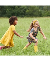 Gerber Baby Girls Spotted Leopard Short Sleeve Twirl Dress