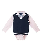 Andy & Evan Baby Boys Long Sleeve Buttondown & Pant Set