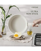 Carote Nonstick Cookware Sets, Non Stick Pots and Pans Set Detachable Handle, Kitchen Cookware Sets with Removable Handle, Stackable Rv Cookware for C