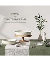 Carote Nonstick Cookware Sets, Non Stick Pots and Pans Set Detachable Handle, Kitchen Cookware Sets with Removable Handle, Stackable Rv Cookware for C