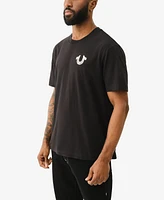 True Religion Men's Short Sleeve Graffiti Puff T-Shirt