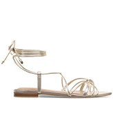 I.n.c. International Concepts Women's Kharmaa Lace-up Flat Sandals, Exclusively at Macy's