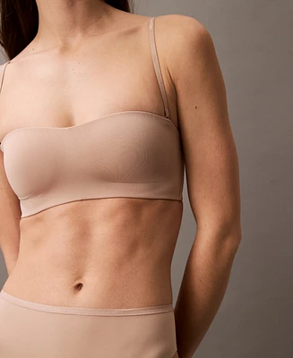 Calvin Klein Women's Form to Body Lightly Lined Bandeau Bra QF7783