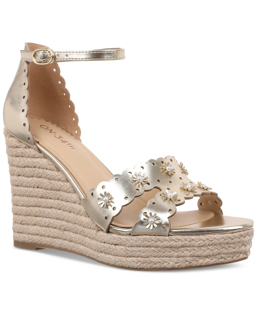 On 34th Women's Theodoree Espadrille Wedge Sandals, Exclusively at Macy's