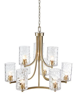 Hampton Hill 31.25" Opulentia 9-light Iron Chandelier