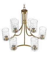 Hampton Hill 31.25" Opulentia 9-light Iron Chandelier