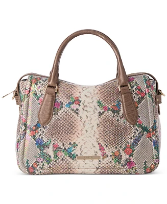 Brahmin Micaela Multi Piaffe Leather Satchel