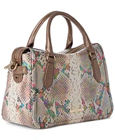 Brahmin Micaela Multi Piaffe Leather Satchel