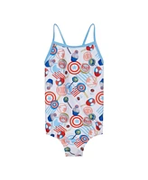 Avengers Little Girls Marvel Spider-Man Ghost-Spider One Piece Bathing Suit