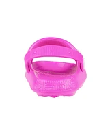 Bebe Toddler Girls Logo and Charms Slide Sandals
